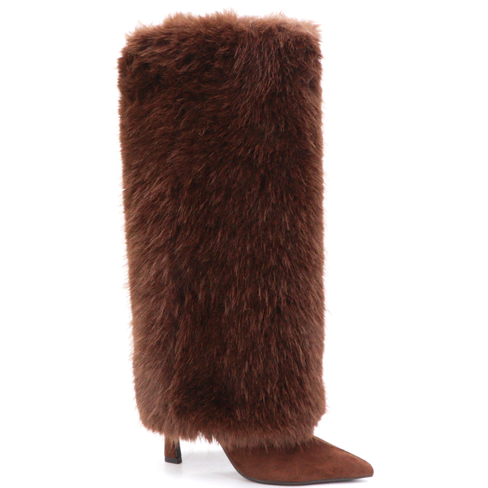 Super Soft Fur Shaft Boots