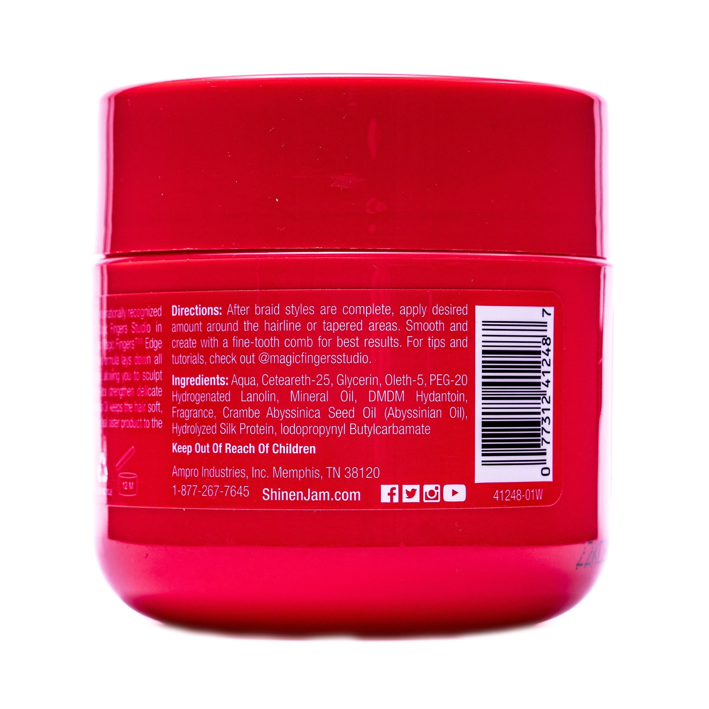 Ampro Shine 'n Jam® Magic Fingers® Edge Magic Gel, Frizz Control, 4 oz., Female