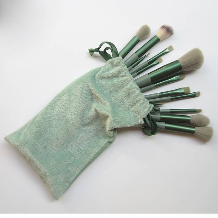 Wholesale 13pcs Makeup Brush Set w/ Storage Bag