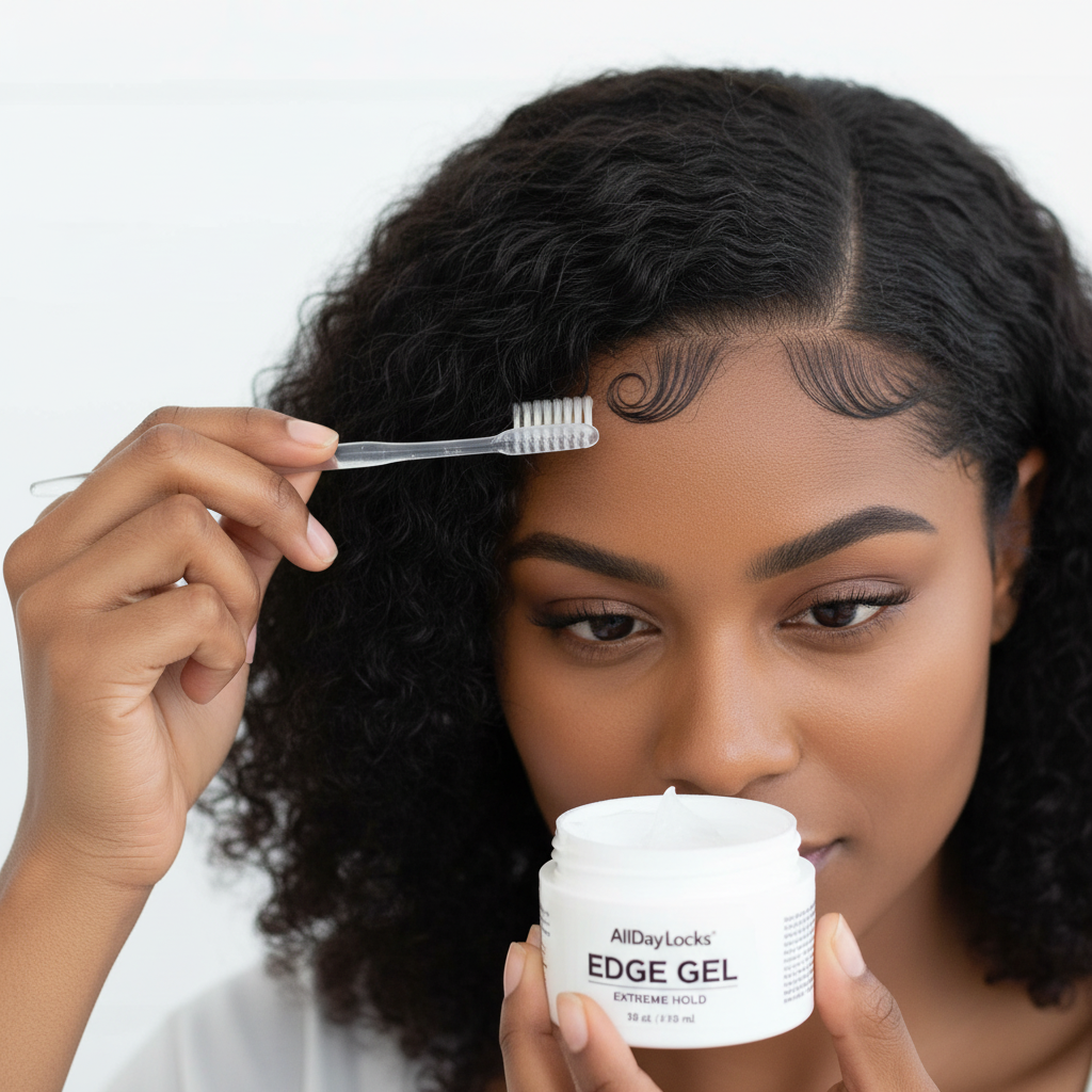 AllDay Locks Edge Gel – Extreme Hold – Choose Size | Sleek, Smooth  Long-Lasting