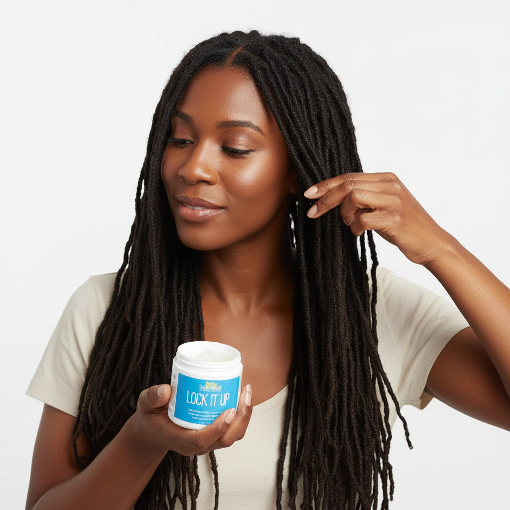 Taliah Waajid Black Earth Products Lock it Up Hair Gel, 6 Oz,