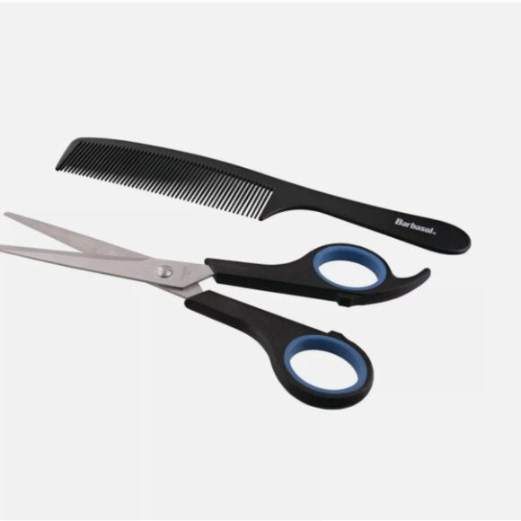 NEW - Barbasol Barber Scissors and Comb Set
