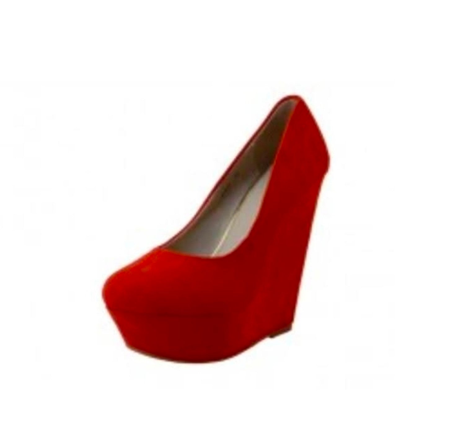 Red Wedge Heels for Women - Stylish Platform Shoes for Party & Casual Wear - Comfortable & Trendy Design
