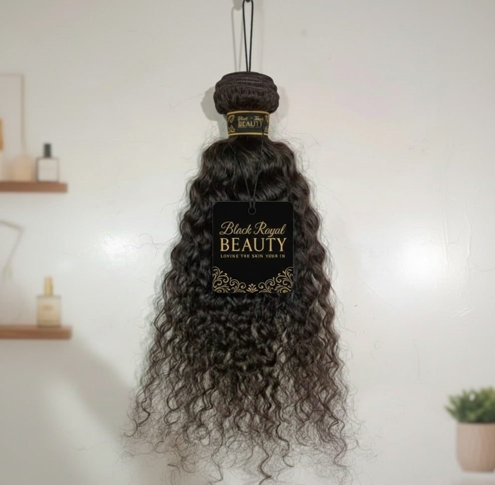 Indian Deep Curly Virgin Human Hair Bundles 10-30 Inch