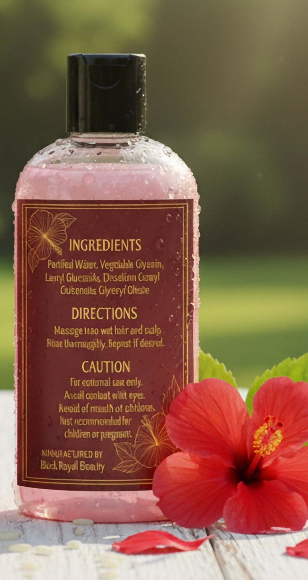 Hibiscus Rice Water Collection