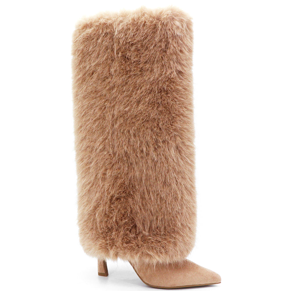 Super Soft Fur Shaft Boots