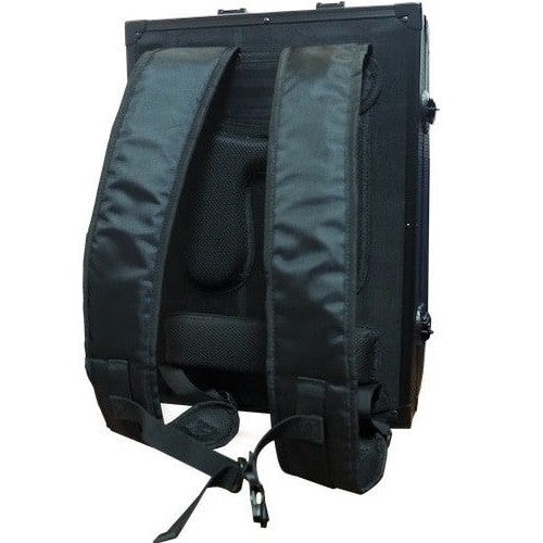 Vincent Black Hard Shell Metal Backpack